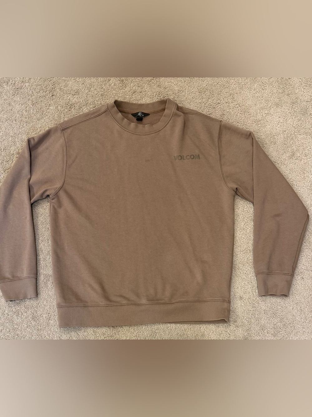 Volcom Menβs Crewneck Sweatshirt - Brown